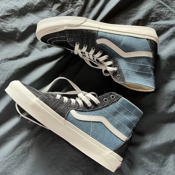 Vans SK8-Hi Tapered Threaded Denim Sneaker *Rare* - Picture 5 of 10